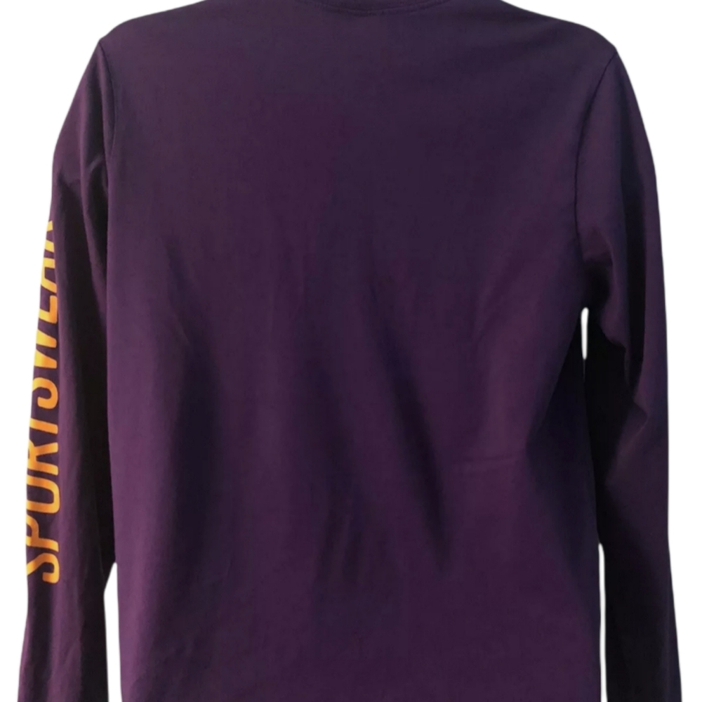 Nike Sportswear Long Sleeve Embossed Graphic Print T-shirt Size XL Purple Tee. - Picture 2 of 4